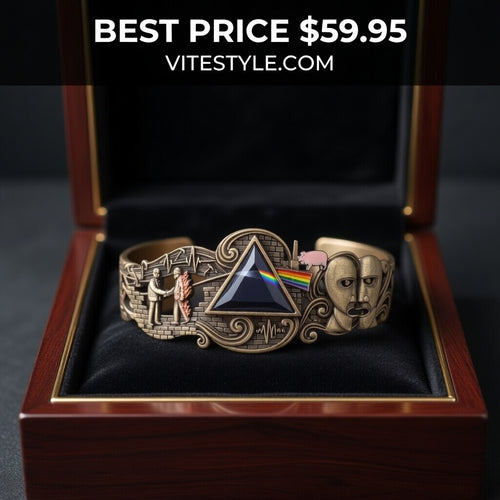 BEST Pink Floyd Tribute Cuff Bracelet