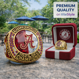 NEW COLLECTION Alabama Crimson Tide SEC Championship 3D Ring