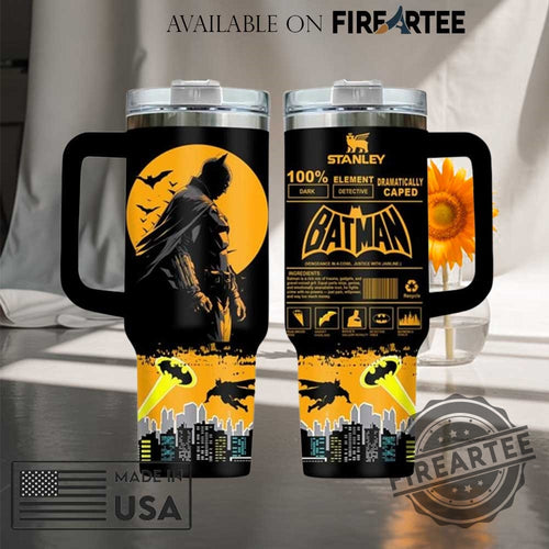 Batman Stanley Mug With Handle Dark Knight Gotham City 40Oz Tumbler