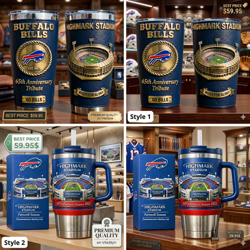 HOT Buffalo Bills Highmark Stadium Tumbler
