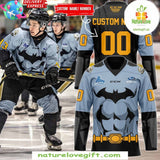 Charlottetown Islanders Batman Game Worn Jersey Special Edition