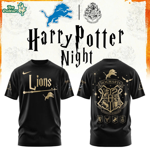 Detroit Lions Football Harry Potter 25th Anniversary Limited Edition Tshirt 2026