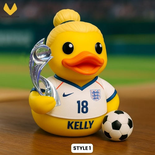 England Football Chloe Kelly Rubber Duck Ornament
