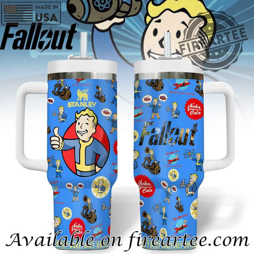 Fallout Games Custom Stanley Cup 40 Oz Tumbler With Handle