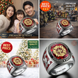 Firefighter Brotherhood Courage And Sacrifice Ring