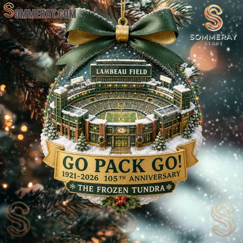 Go Pack Go 1921-2026 105th Anniversary The Frozen Tundra Ornament