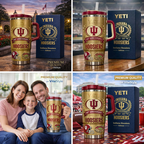 Indiana Hoosiers 140th Anniversary YETI Tumbler