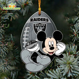 Las Vegas Raiders Mickey Mouse Ornament Disney Christmas Decorations