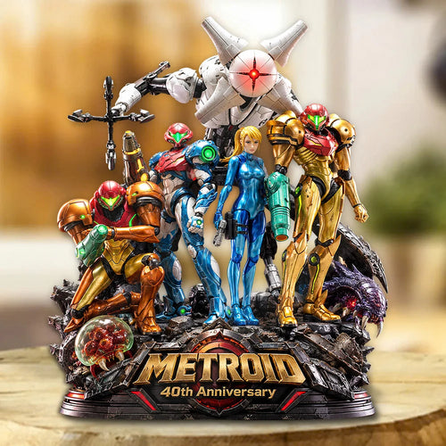 Metroid 40th Anniversary Custom Shape Acrylic Plaque – GNE8598