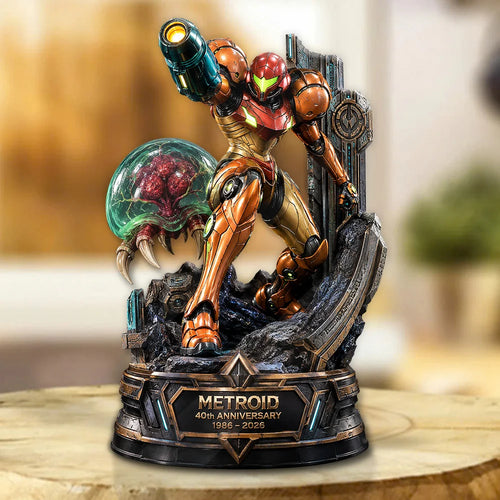 Metroid 40th Anniversary Custom Shape Acrylic Plaque – GNE8600