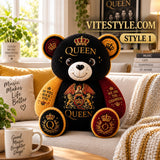 NEW Queen Bear Shaped Pillow