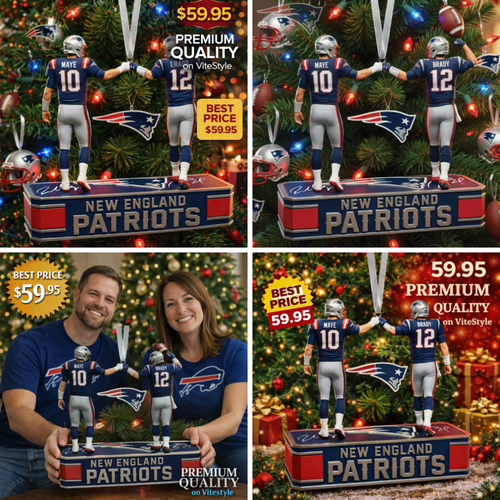 New England Patriots Quarterback Legacy Ornament
