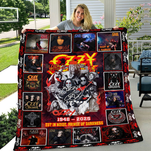Ozzy Osbourne Quilt Blanket - TANTN 14931