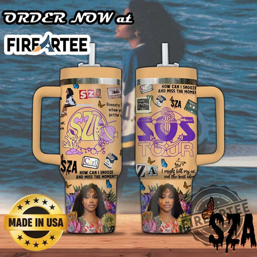 Personalized Sza Sos Tour Tumbler Custom Drinkware With Artistic Sza Graphics And Lyrics