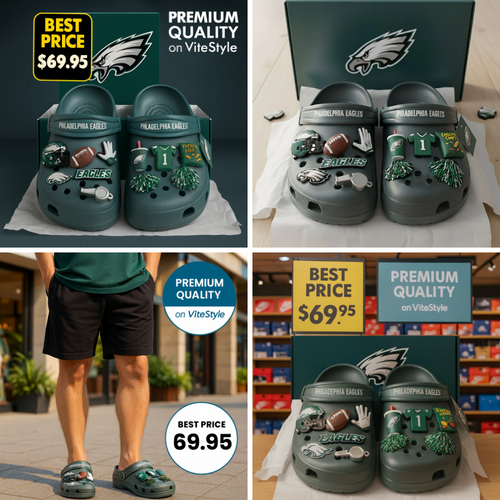 Philadelphia Eagles Croc Charms