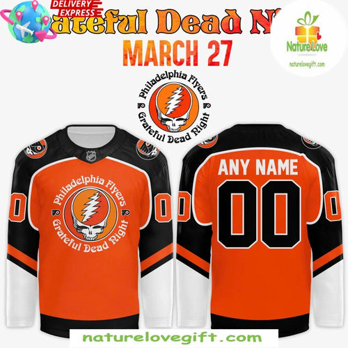 Grateful Dead Night Flyers 2026 Hockey Jersey
