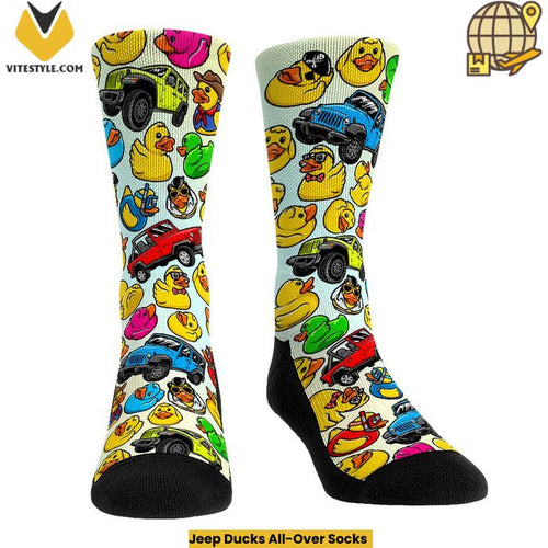 Jeep Ducks All-Over Socks