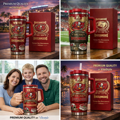 Tampa Bay Buccaneers 50th Anniversary Tumbler