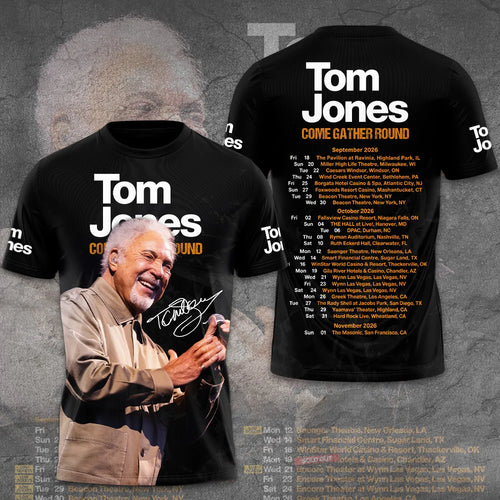 Tom Jones Tour 2026 3D Apparel – GNE8371