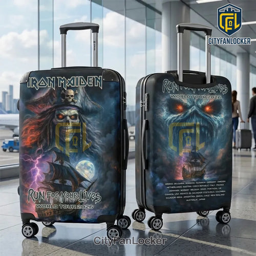 Iron Maiden 2026 Run For Your Lives World Tour Luggage Cover