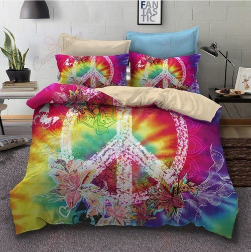 Hippie 4PCS Bedding Set - Freedom Inspired Color Bedding