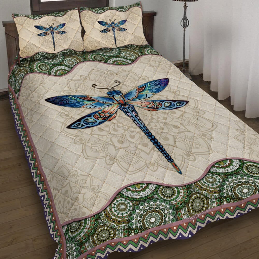 Hippie Quilt Bedding Set - Colorful Energy Quilt Set