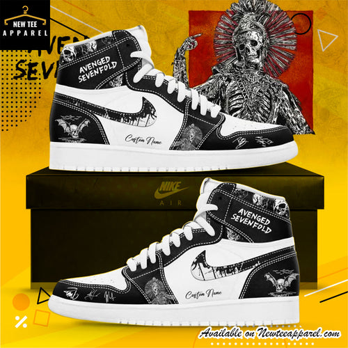 Avenged Sevenfold Nike Air Jordan 1 High Top Shoes