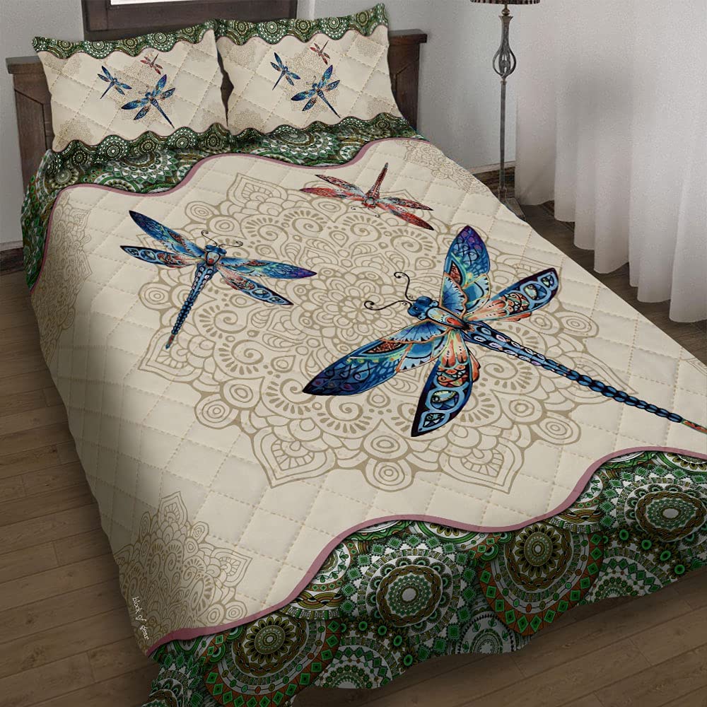 Hippie Quilt Bedding Set - Freedom Mood Quilted Bedspread