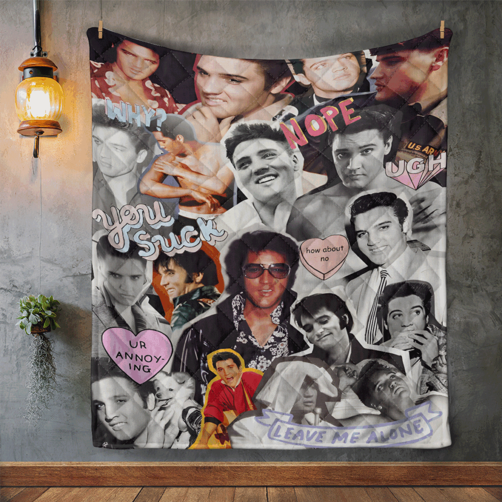 Elvis Presley Quilt Blanket - HUANNM 4514