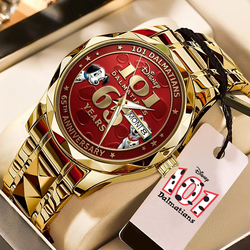 101 Dalmatians 65th Anniversary Alloy Luxury Quartz Watch - TMTHU3123