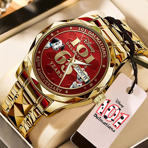 101 Dalmatians 65th Anniversary Alloy Luxury Quartz Watch - TMTHU3123