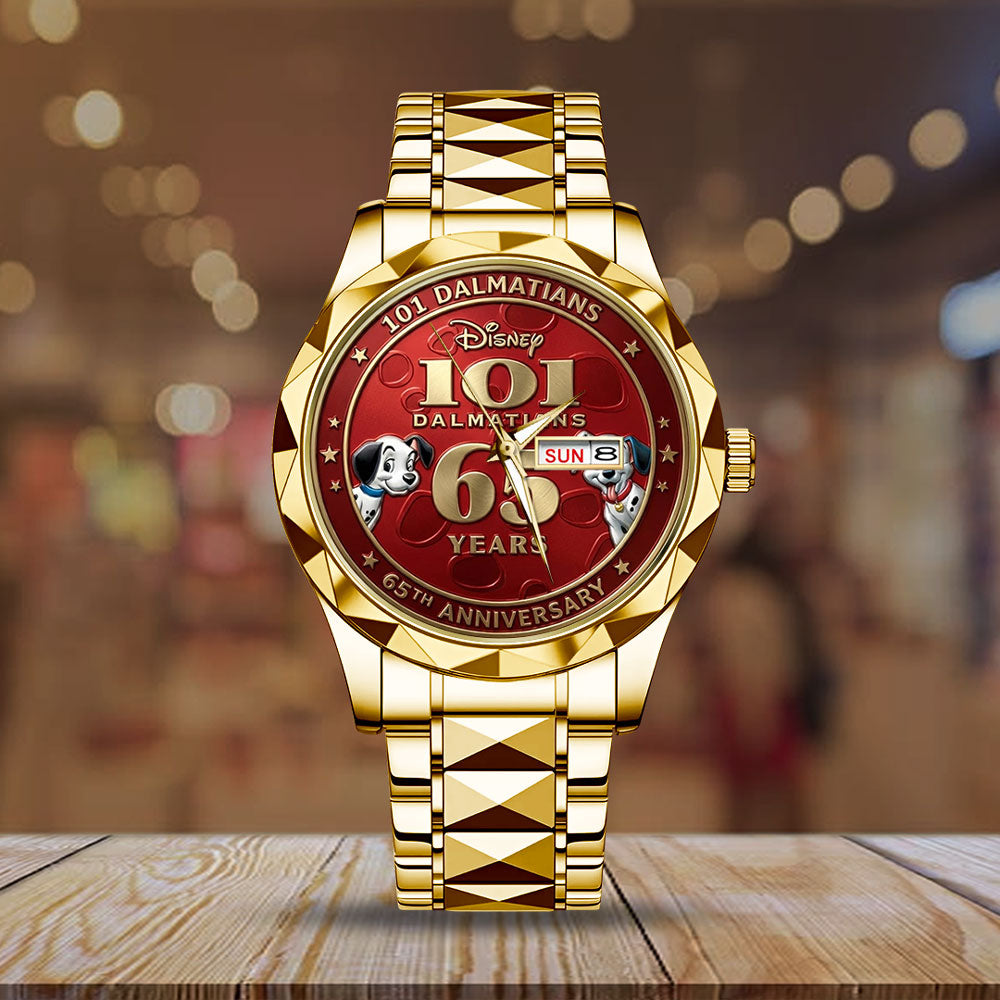 101 Dalmatians 65th Anniversary Alloy Luxury Quartz Watch - TMTHU3123
