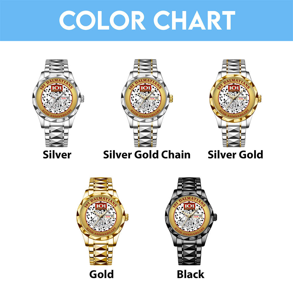 101 Dalmatians 65th Anniversary Alloy Luxury Quartz Watch - TMTHU3124