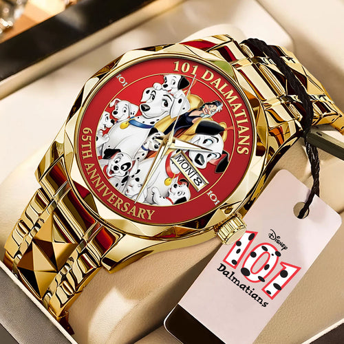 101 Dalmatians 65th Anniversary Alloy Luxury Quartz Watch - TMTHU3125