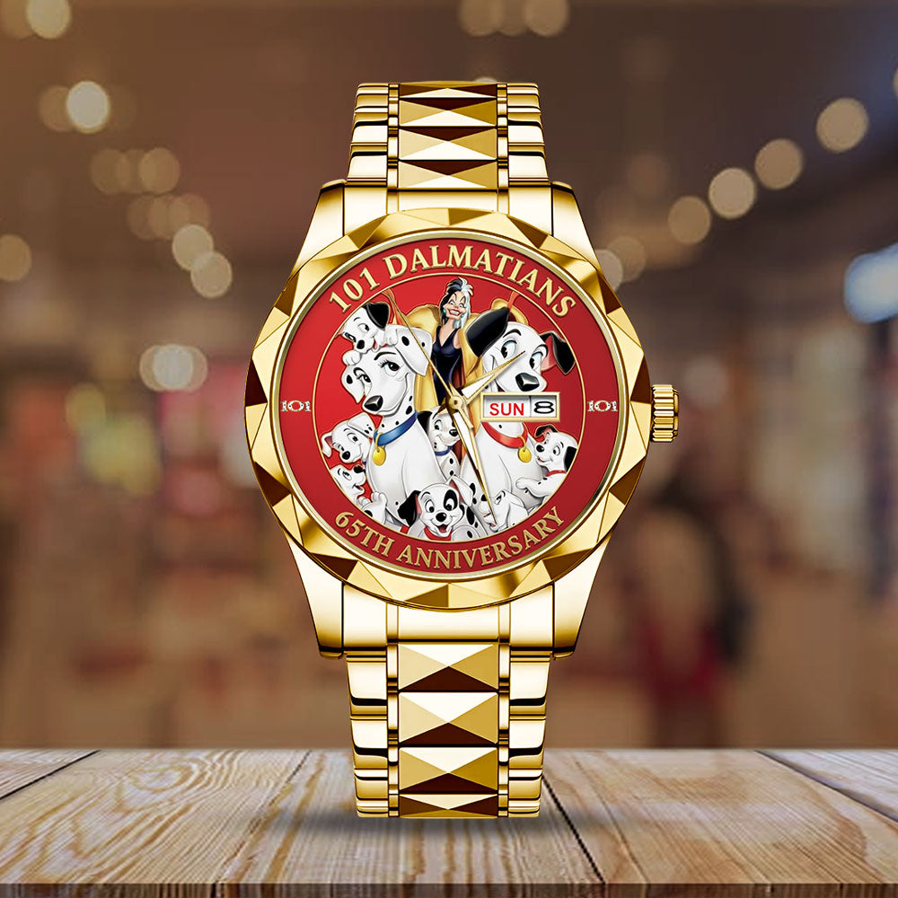 101 Dalmatians 65th Anniversary Alloy Luxury Quartz Watch - TMTHU3125