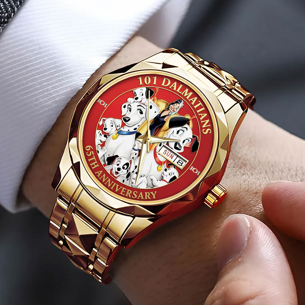 101 Dalmatians 65th Anniversary Alloy Luxury Quartz Watch - TMTHU3125