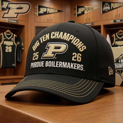 Purdue Boilermakers Big Ten Champions 25 - 26 Cap