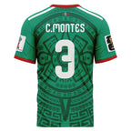 C?sar Montes 3 AOP T-Shirt 2026 World Cup Mexico Home