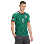 Alexis Vega 10 AOP T-Shirt 2026 World Cup Mexico Home