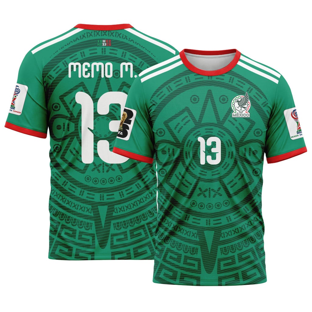 Memo M 13 AOP T-Shirt 2026 World Cup Mexico Home