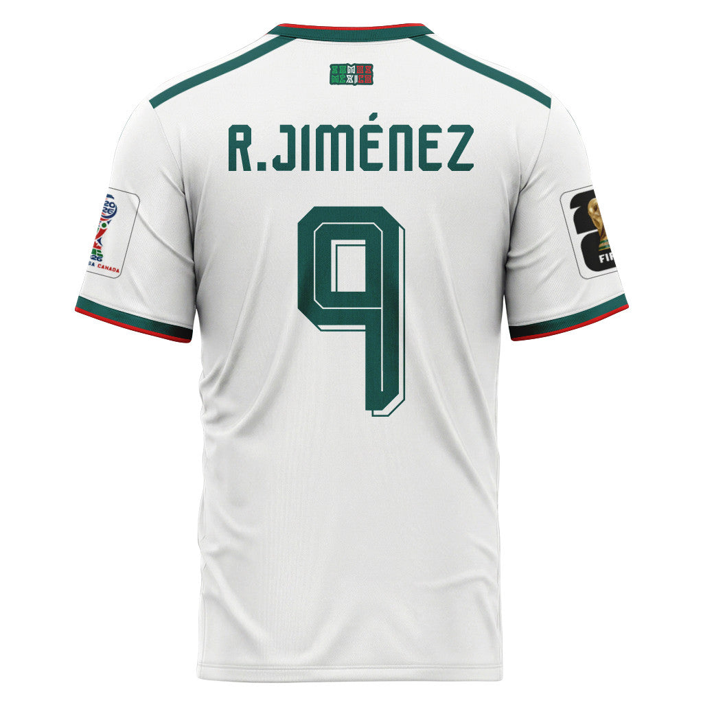 Ra?l Jim?nez 9 AOP T-Shirt 2026 World Cup Mexico Away