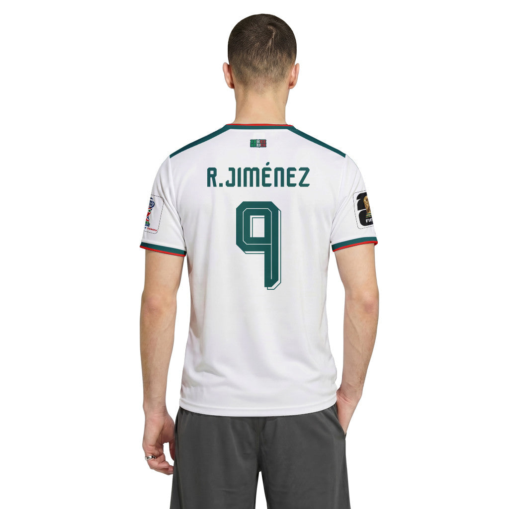 Ra?l Jim?nez 9 AOP T-Shirt 2026 World Cup Mexico Away