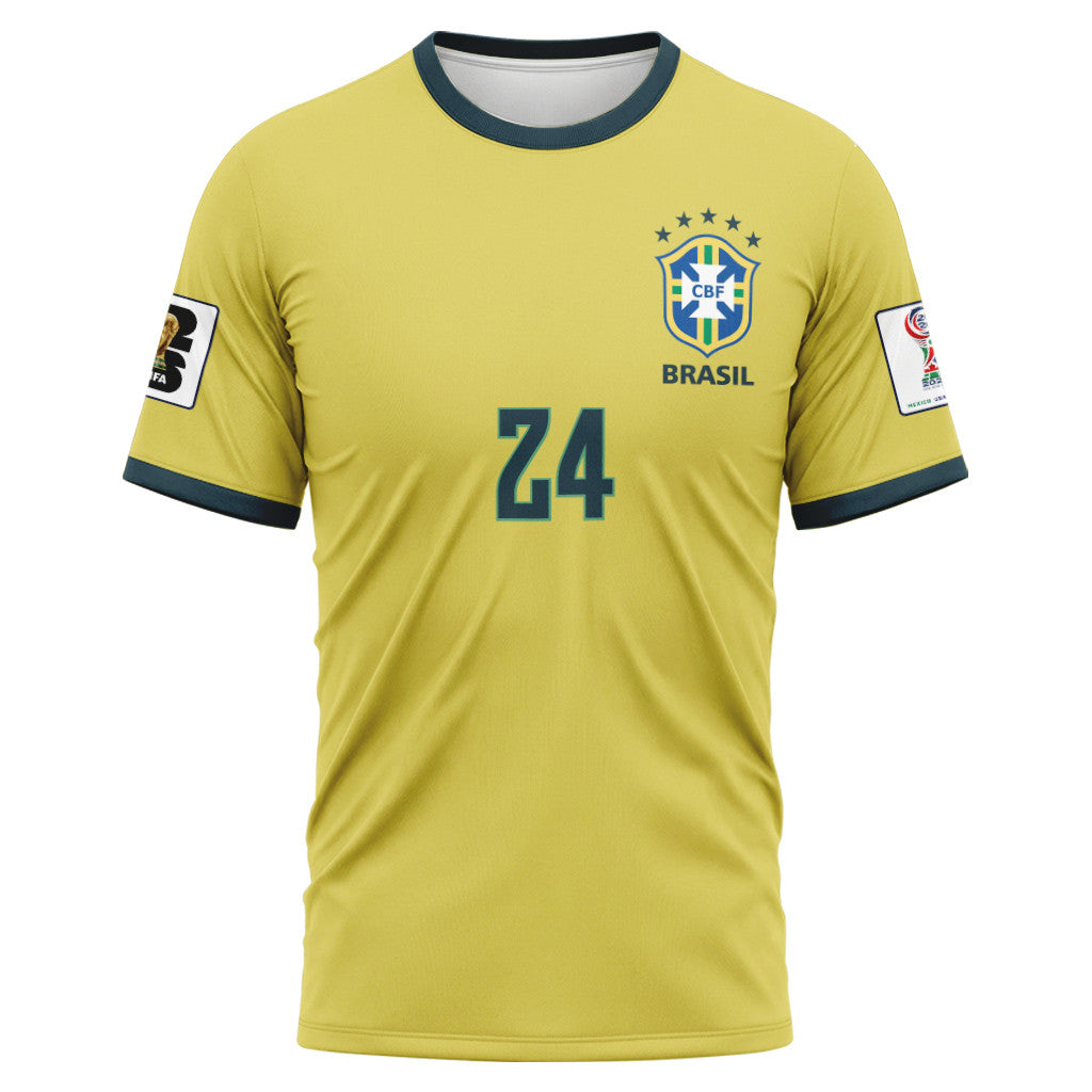 Sara 24 2026 World Cup Brazil Home AOP T-Shirt
