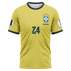 Sara 24 2026 World Cup Brazil Home AOP T-Shirt