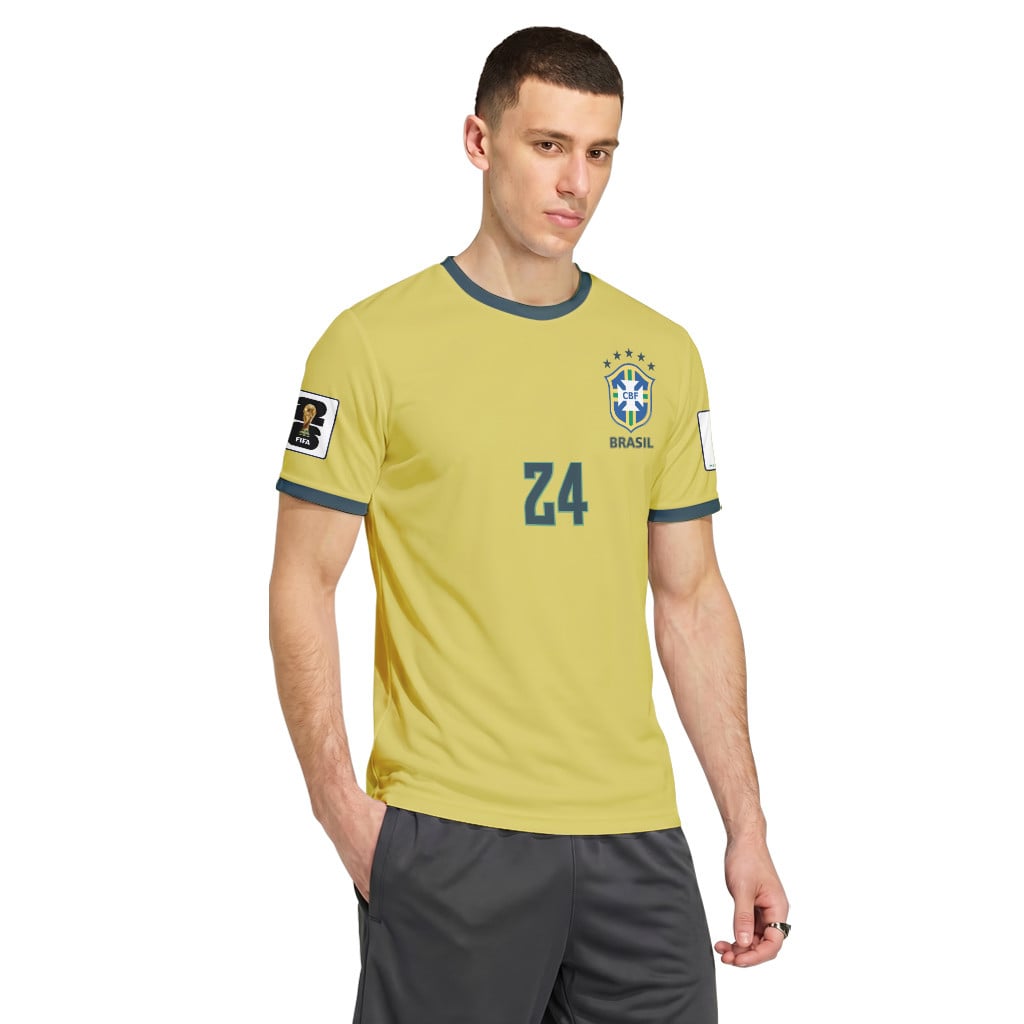 Sara 24 2026 World Cup Brazil Home AOP T-Shirt