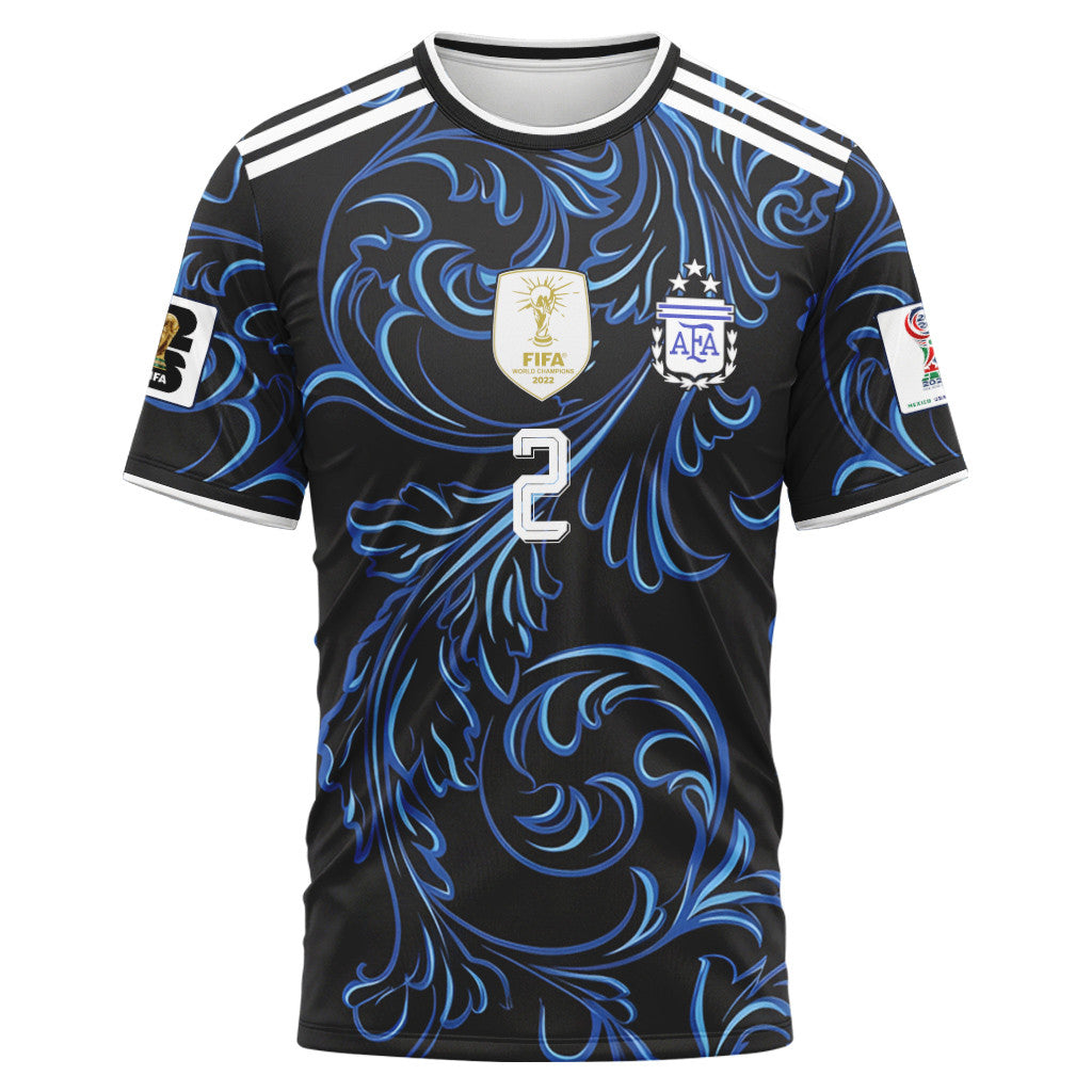Molina 2 2026 World Cup Argentina Away AOP T-Shirt