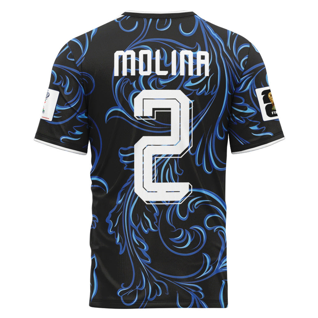 Molina 2 2026 World Cup Argentina Away AOP T-Shirt