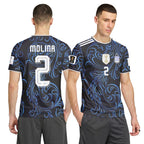 Molina 2 2026 World Cup Argentina Away AOP T-Shirt