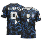 Alvarez 9 2026 World Cup Argentina Away AOP T-Shirt
