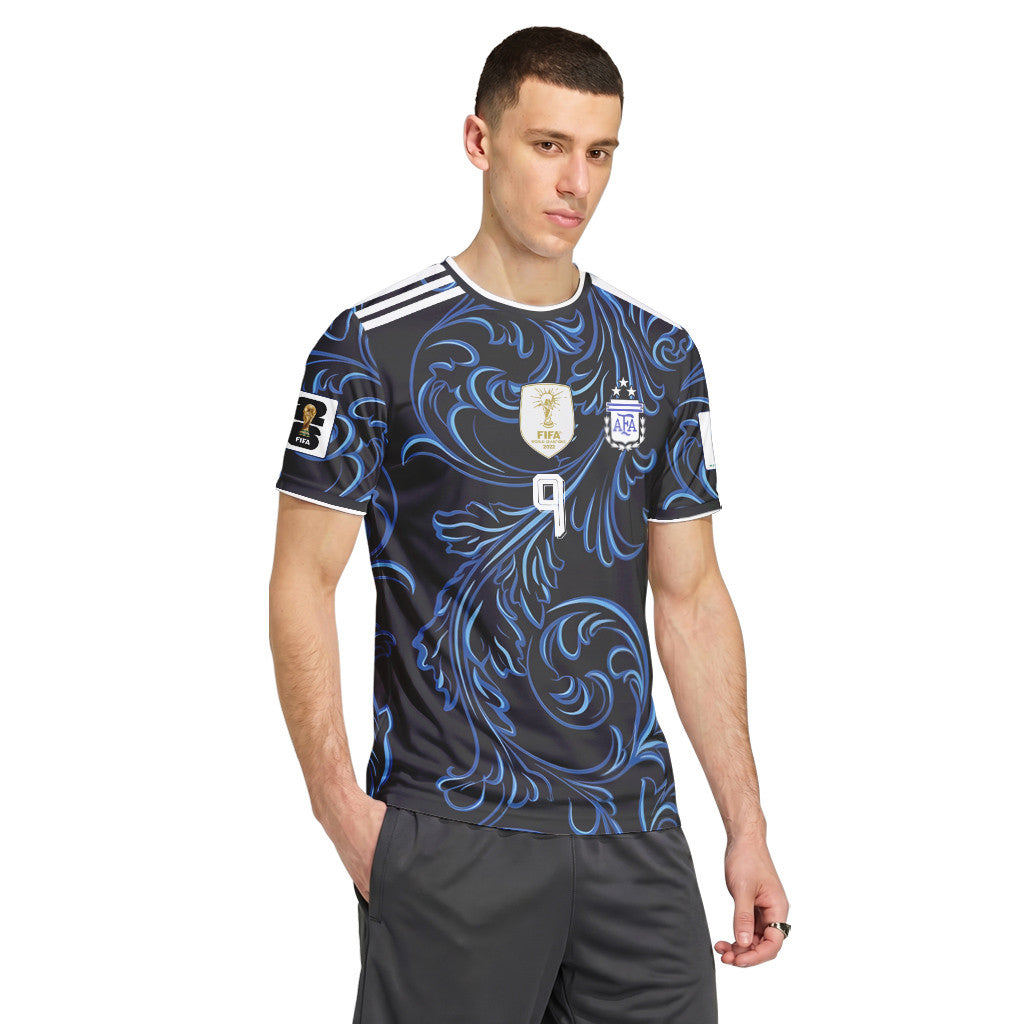 Alvarez 9 2026 World Cup Argentina Away AOP T-Shirt